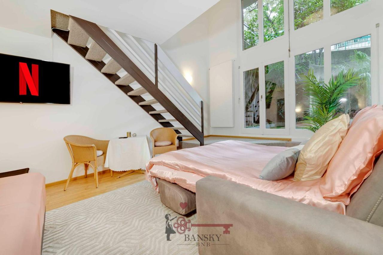 Duplex Loft In Lugano Center With Garden, Wi-Fi -By Easylife Swiss Exterior foto